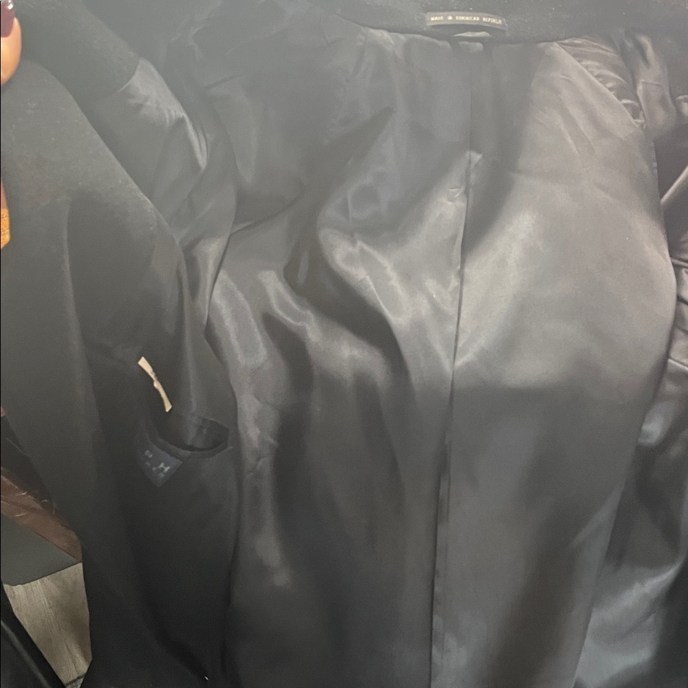 Ralph Ralph Lauren Vintage Men's Black Double-Breasted Pea Coat Size 38R - Picture 12 of 12